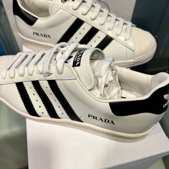 Prada Adidas Superstar White Black - Picture 3 of 9